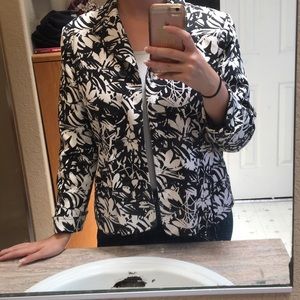 Black and White Blazer